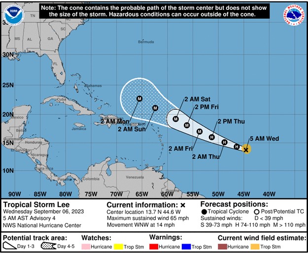 Tropical Storm Lee