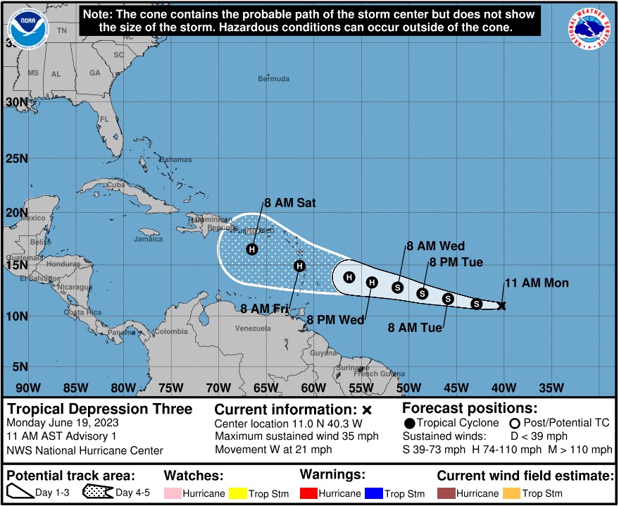 Tropical Depression Three