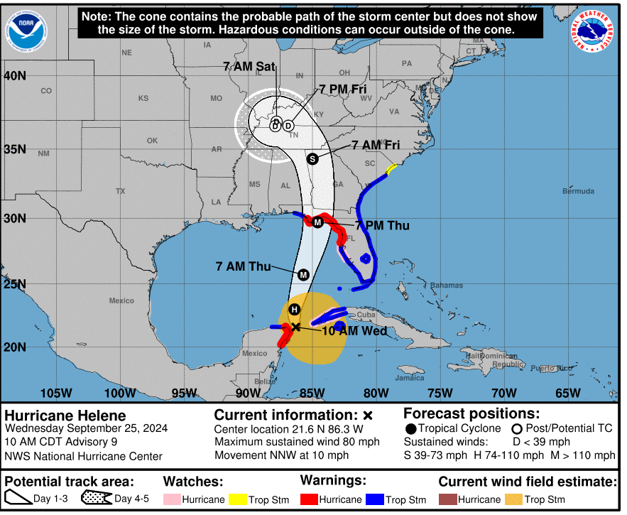 Tropical storm helene